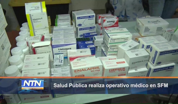 Salud Pública realiza operativo médico en SFM
