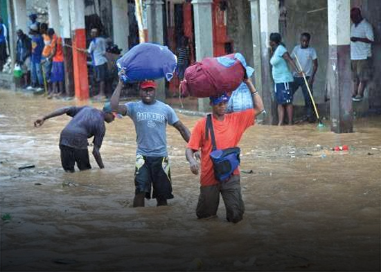 Lluvias dejan 13 muertos y más de dos mil casas inundadas en el norte de Haití