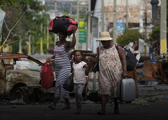 La violencia de bandas causó 245 mil desplazamientos en Haití