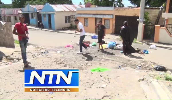 Protestan en sector Nuevo Renacer por falta de la recogida de basura y agua potable