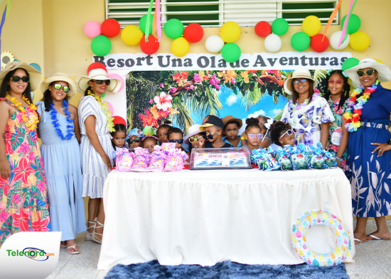 Escuela Tomasina Cruz SFM realiza fiesta por el fin de año escolar
