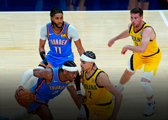 Shai Gilgeous-Alexander resucita al Thunder que empata 2-2 la final de la NBA ante los Pacers