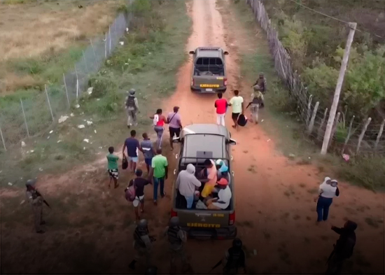 Ejército intercepta grupo de haitianos con ayuda de drones