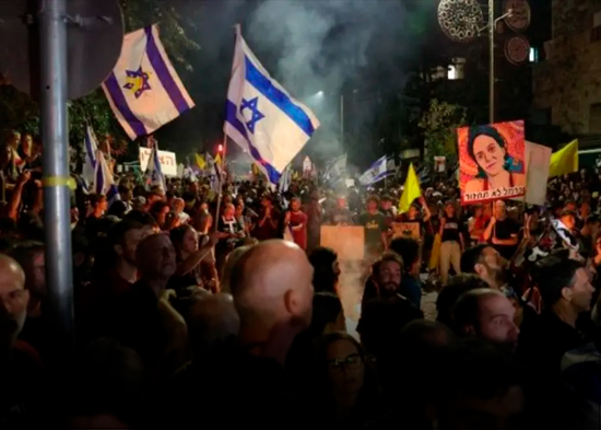 Al menos 38 detenidos en protestas en Israel por exigir negociaciones para liberar a los rehenes