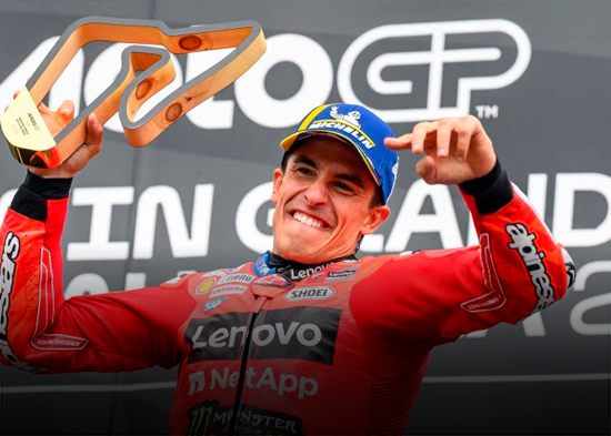 Márquez suma su sexto 'doblete', noveno triunfo del año y el 1.000 de la categoría reina