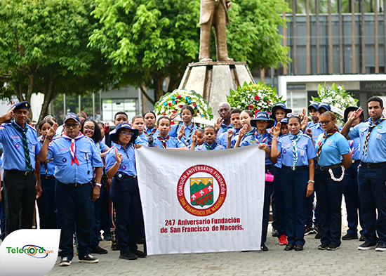 Grupos Scouts participan en actos por el aniversario San Francisco de Macorís