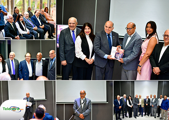 Vincho Castillo recibe reconocimiento en San Francisco de Macorís durante puesta en circulación de nueva obra