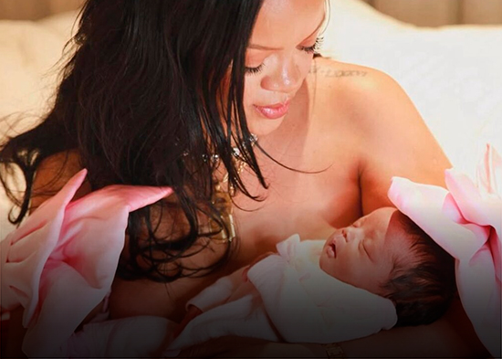 Rihanna se convierte en madre por tercera ocasión