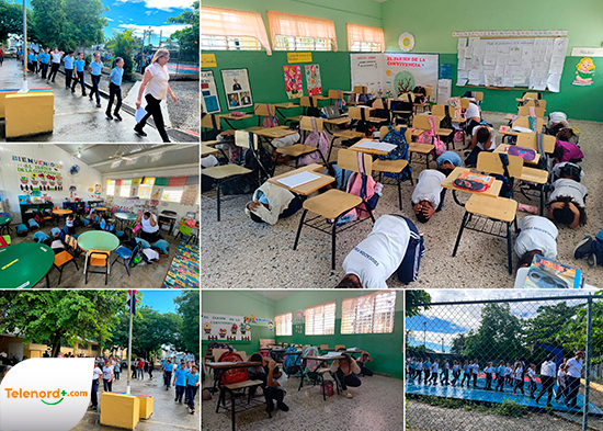 Centro educativo Padre Abel Aranda de SFM realiza Simulacro Nacional por Terremoto