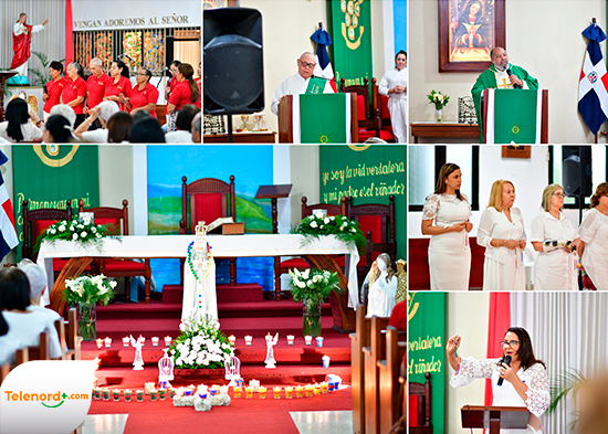 Finalizan mes del Santo Rosario en la Parroquia Sagrado Corazón de Jesús SFM