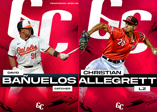 Gigantes del Cibao anuncian contratación de Christian Allegretti y David Bañuelos