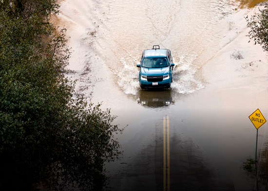 Una fuerte tormenta azotará en Navidad a California y provoca evacuaciones