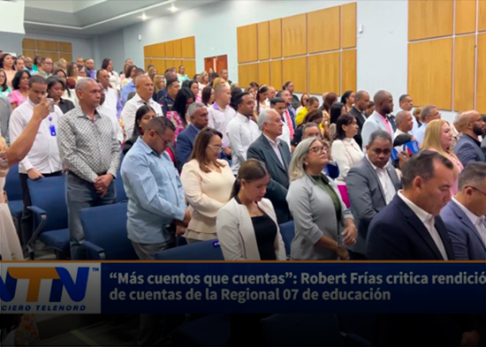 Más cuentos que cuentas Robert Frías critica rendición de cuentas de la Regional 07 de educación