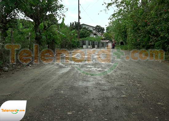 Comunitarios denuncian mal estado de calles en el paraje de Cuaba