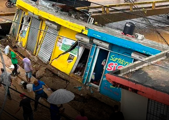 Lluvias causan daños en la región norte; más de 1,700 casas anegadas