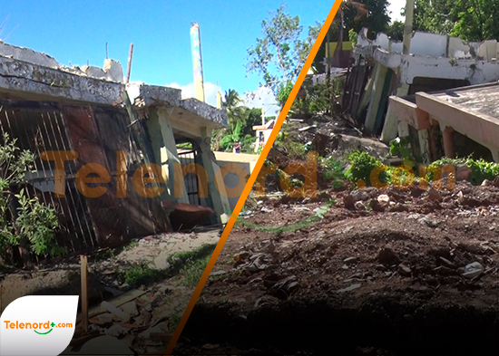 Continúa sin solución deslizamiento de tierra en el sector Salvador Then y Then