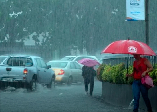 Indomet prevé aguaceros con tormentas eléctricas este martes