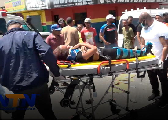 Accidente de tránsito deja una joven herida en la avenida Libertad de SFM