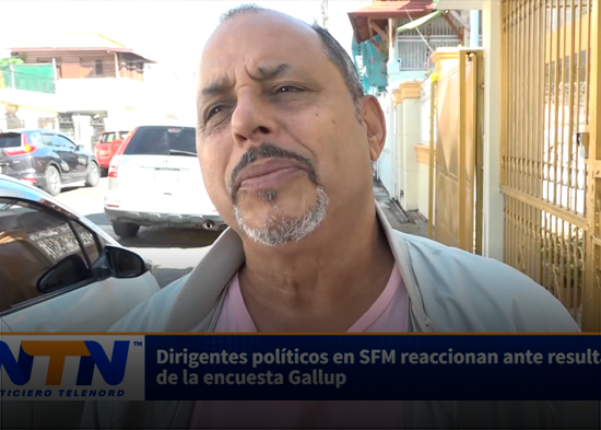 Dirigentes políticos en SFM reaccionan ante resultados de la encuesta Gallup