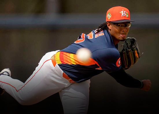 El Gigante Alimber Santa es ascendido a las Grandes Ligas por los Astros de Houston