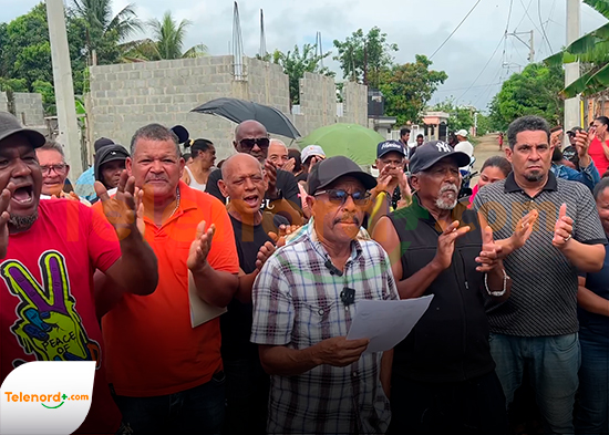 Bloque de Organizaciones de la Zona Norte en SFM exigen cumplimiento de obras comunitarias