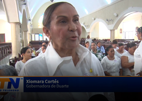 Gobernadora de Duarte encabeza misa en honor a las madres en la Catedral Santa Ana