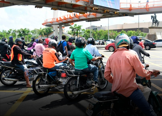 Ley de tránsito, lejos de aplicarse a motoristas