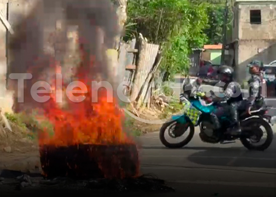 Protestas por apagones se intensifican en varios sectores de Sabana Grande de Boyá