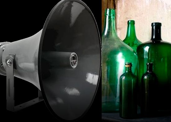 BOCINAS Y BOTELLAS